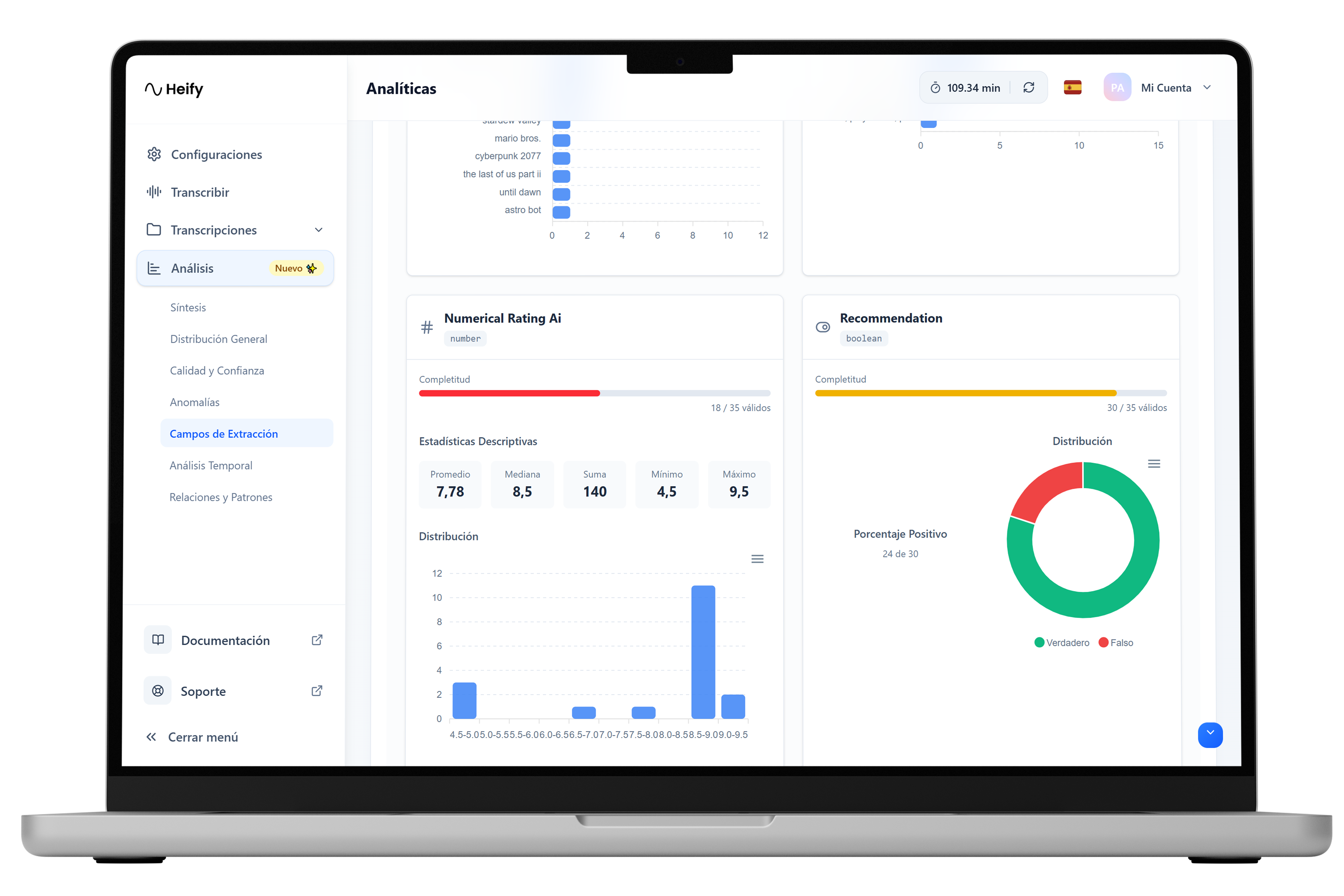 Product Screenshot on Tablet